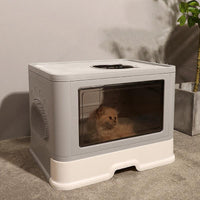 Foldable Odor-Free Cat Litter Basin With Top Entry