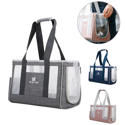 Portable Pet Adventure Backpack: Stylish And Spacious Dog And Cat